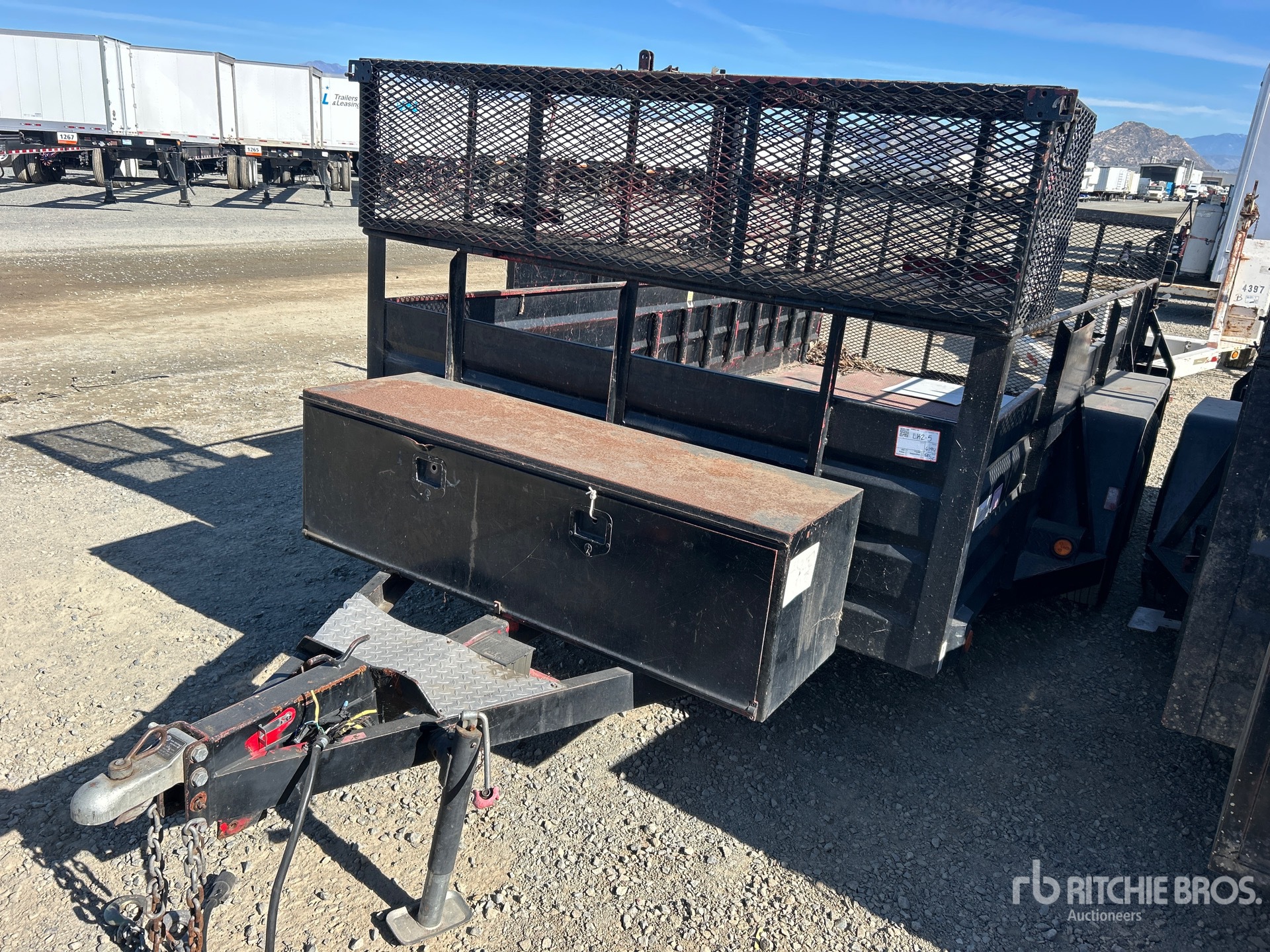 2008 Millerbilt 14 ft T/A Landscape Trailer