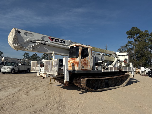 2013 Powertraxx 18-H Rotating Crawler Carrier Aerial Lift w/2013 Terex Hi-Ranger TM 125