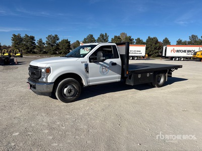 2020 Ford F-350 4x2 Flatbed Truck (Inoperable)