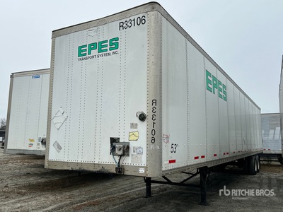 2013 Wabash DVCVHPC 53 ft x 102 in T/A Remolque de furgoneta