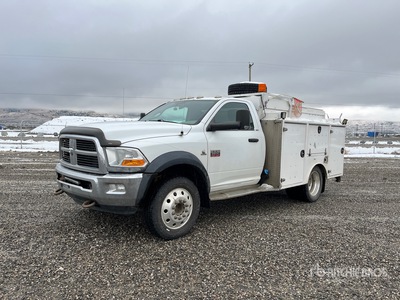 2011 Dodge Ram 5500 SLT 4x4 Utility Truck