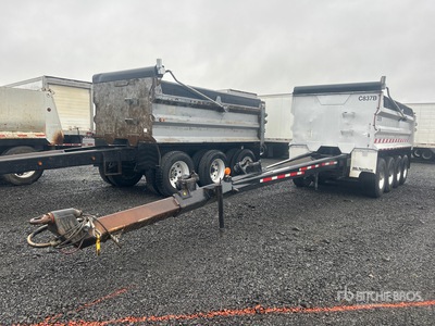 1998 Sturdyweld Quad/A Pup Dump Trailer