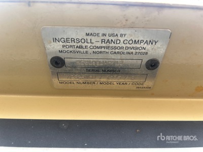 1995 Ingersoll Rand XP-825WCU Air Compressor