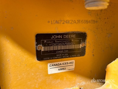 2018 John Deere 724K Wheel Loader