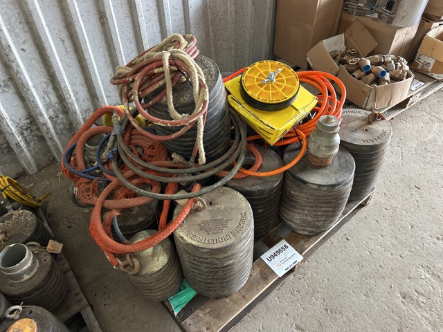 Quantity of 6 in to 12 in Pipe & Test Plugs