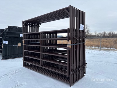 Quantity of (20) BYT 10 ft x 8 ft Alley Frame ゲート (Unused)