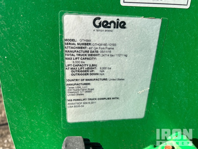 MANIPULADOR 2016 GENIE