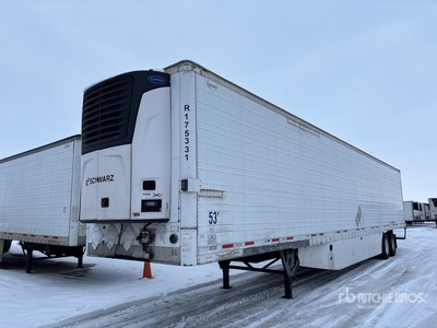 2017 Wabash 53 ft x 102 in T/A مقطورة مبردة