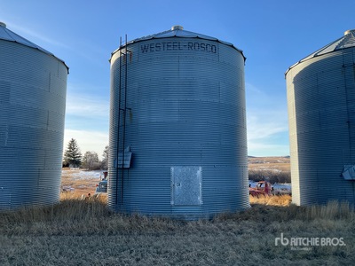 Westeel Rosco +/- 5000 bu 8 Ring Trémie à grains