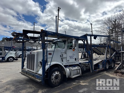 2015 Peterbilt 365 Car Carrier Truck W/ 2015 Delavan Trailer