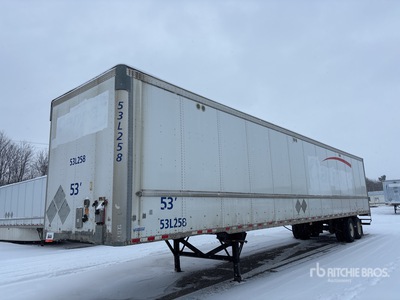 2015 Vanguard CVX 53 ft x 102 in T/A Van Trailer