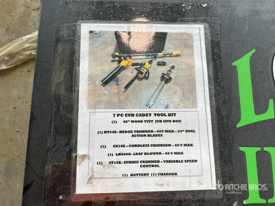 Wood Tuff Tow 48 in Box w/ 7pc Cub Cadet Tool Kit