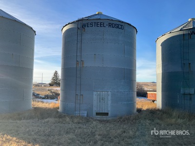 Westeel Rosco +/- 5000 bu 8 Ring Grain Bin