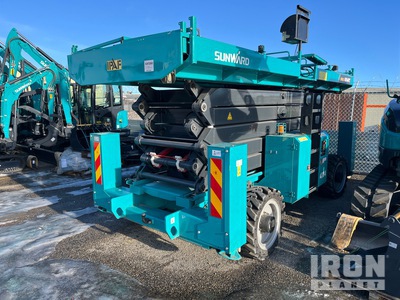 2022 Sunward SWSL6094RT 4x4 Diesel Ascenseur à ciseaux