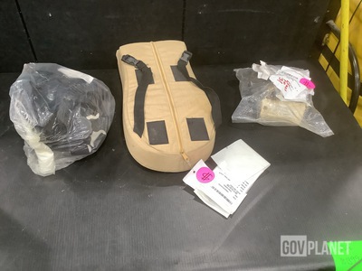 (9) Seat Cushions, (1) Electronic Monitor, (3) Safety Belts & Assorted Items