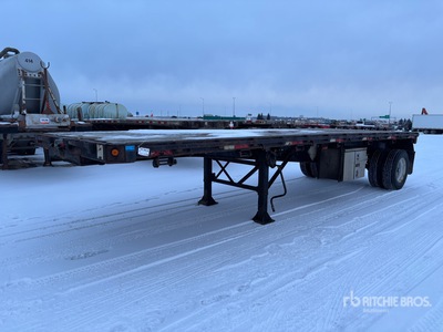 1997 Manac 27 ft S/A Flatbed Trailer