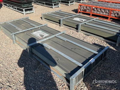 Quantity of (200) K&J K0310 Galvalume Corrugated Steel Sheets Divers  (Unused)