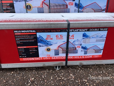 2025 HIlls Industrial 504026 x 26 ft Refugio de Contenedores (Unused)