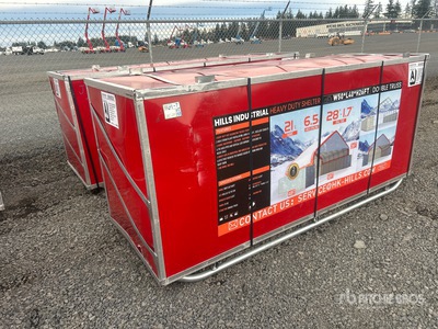 2025 HIlls Industrial 504026 50 ft x 40 ft x 26 ft Refugio de Contenedores (Unused)