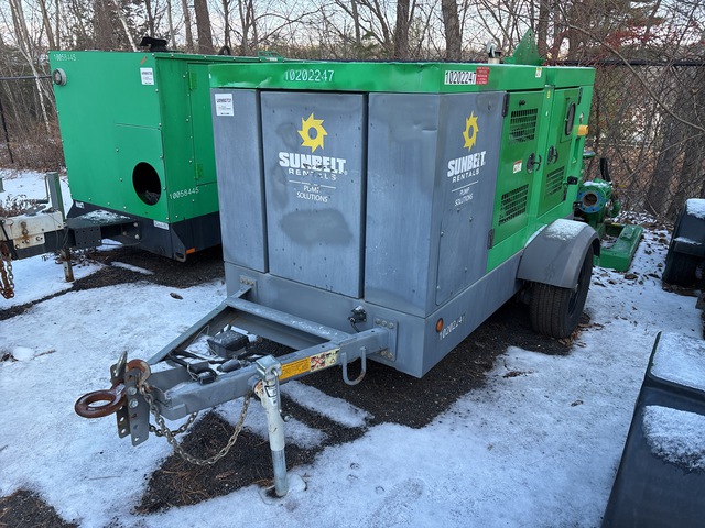2019 Atlas Copco PAS 150 HFS Trailer-Mounted Water Pump (Inoperable)