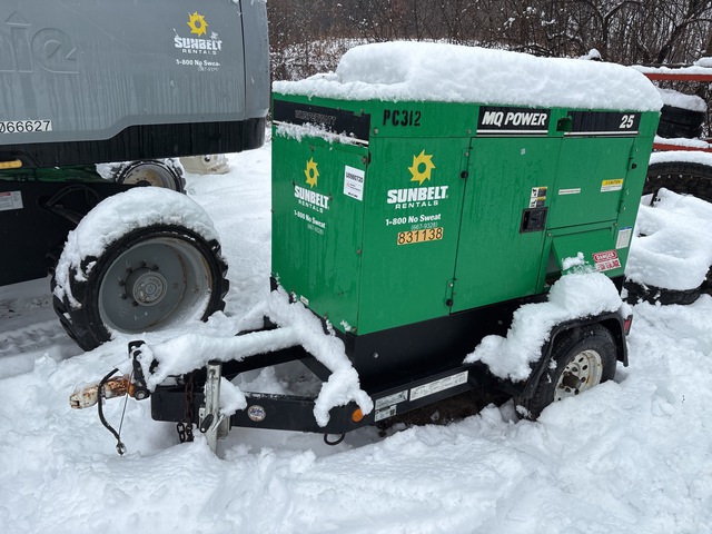 2015 Multiquip DCA-25SSIU4F 25 kW Mobile Stand-By Generator Set 2015 Multiquip DCA-25SSIU4F 25 kW Mobile Stand-By Generator Set