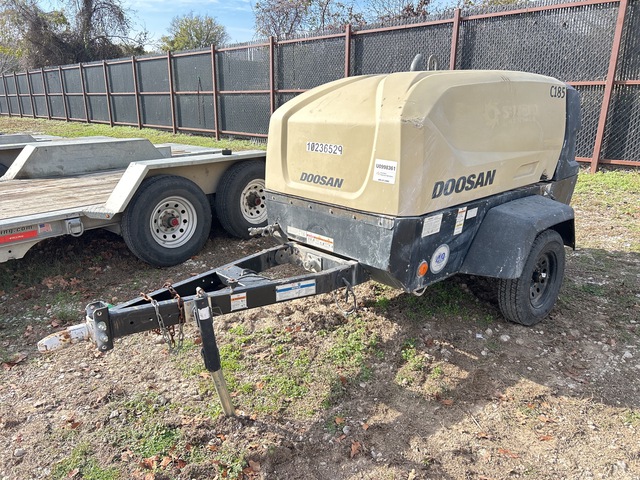2019 Doosan C185WDO 185 cfm Mobile Air Compressor (Inoperable)