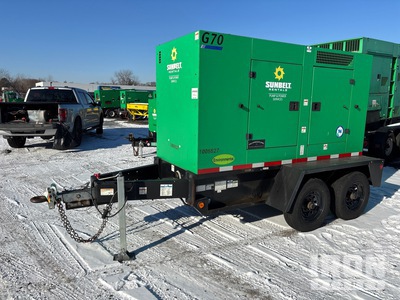 2017 Doosan G70 56 kW Mobile Stand-By Generator Set