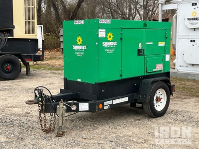2016 Multiquip Whisperwatt DCA-25SSIU4F 25 kVA Mobile Generator Set