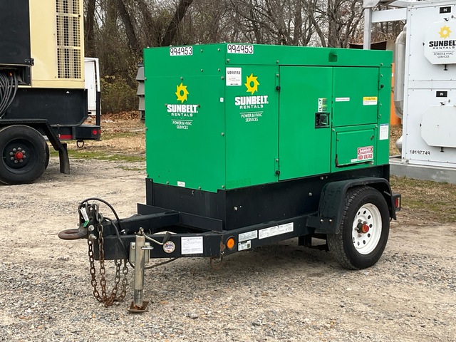 2017 Multiquip Whisperwatt DCA-25SSIU4F 25 kVA Mobile Generator Set