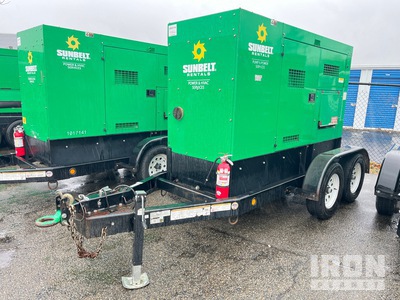 2017 Multiquip DCA70SSIU4FSG 70 kVA Mobile Generator set