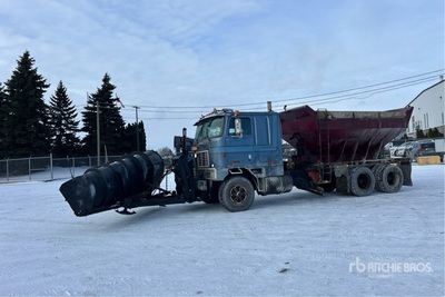 1989 International COF-9670 6x4 Sleeper Camión con pala para nieve