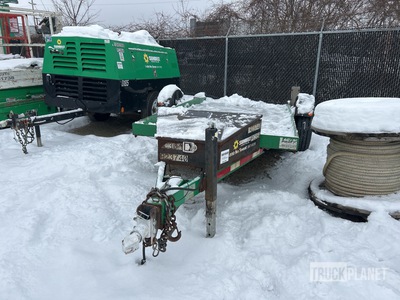 1986 Pratt EZ-1265S 12 ft S/A Tilt Deck Trailer