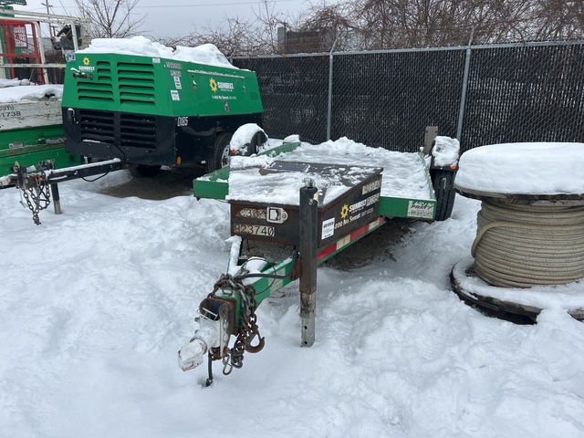 1986 Pratt EZ-1265S 12 ft S/A Tilt Deck Trailer 1986 Pratt EZ-1265S 12 ft S/A Tilt Deck Trailer