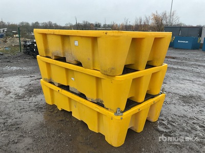Quantity of (3) Sump / Drip Tray Divers - Industriel