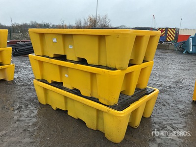 Quantity of (3) Sump / Drip Tray Divers - Industriel