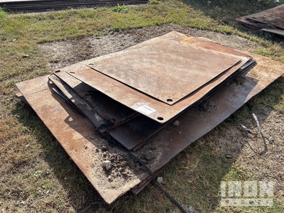 Quantity of (10) Steel Plates