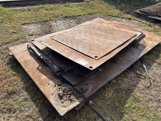 Quantity of (10) Steel Plates
