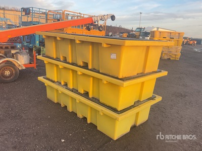 Quantity of (3) Romold Sump / Drip Tray