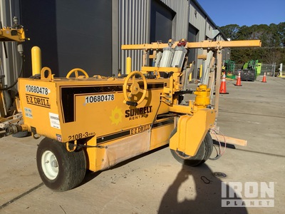 2022 E-Z Drill 210B-3SRA Walk-Behind Slab Rider Concrete Drill