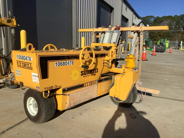 2022 E-Z Drill 210B-3SRA Walk-Behind Slab Rider Concrete Drill