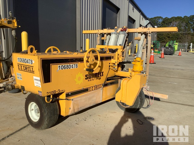 2022 E-Z Drill 210B-3SRA Walk-Behind Slab Rider Concrete Drill in New ...