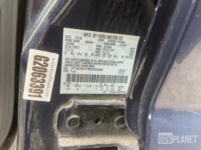 CAMIóN CHASIS 2006 FORD F250SUPERDUTY