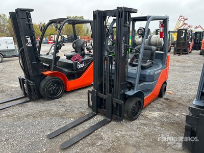 2013 Toyota 8FGCU25 4500 lb Cushion Tire Forklift (Inoperable)
