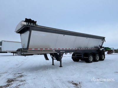 2023 Trail King TKLBH334 37 ft Tri/A Aluminum Live Bottom Trailer