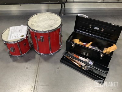 (4) Snare Drums, (2) Musical Instrument Repair Kits & (1) Bass Drum