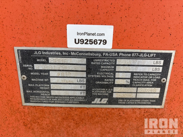 ELEVADOR ARTICULADO 2013 JLG 4WD 800AJ