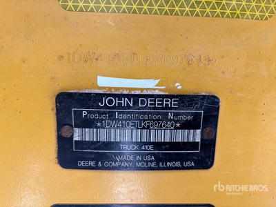 2019 John Deere 410E Articulated Dump Truck