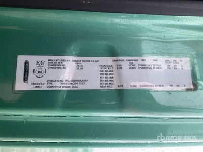 2019 Freightliner Cascadia 125 Cabina per trattore stradale