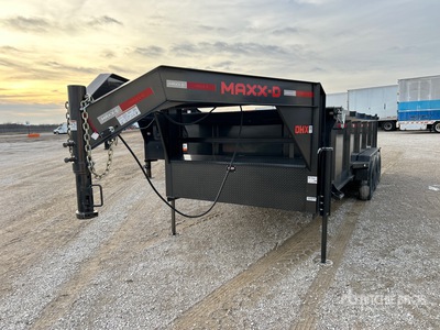 2024 20 ft Tri/A Gooseneck MAXX-D Dump Utility Trailer