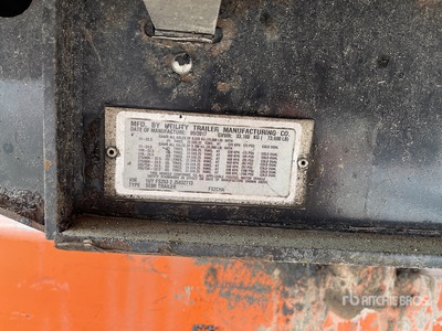 2018 Utility 53 ft T/A Flatbed Trailer